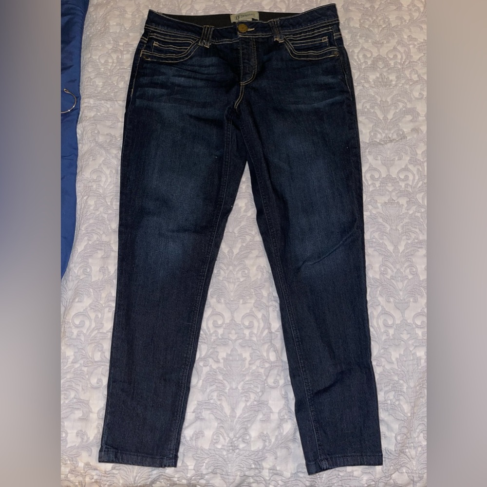 Democracy “Ab Technology” Dark Skinny Jeans Size 12